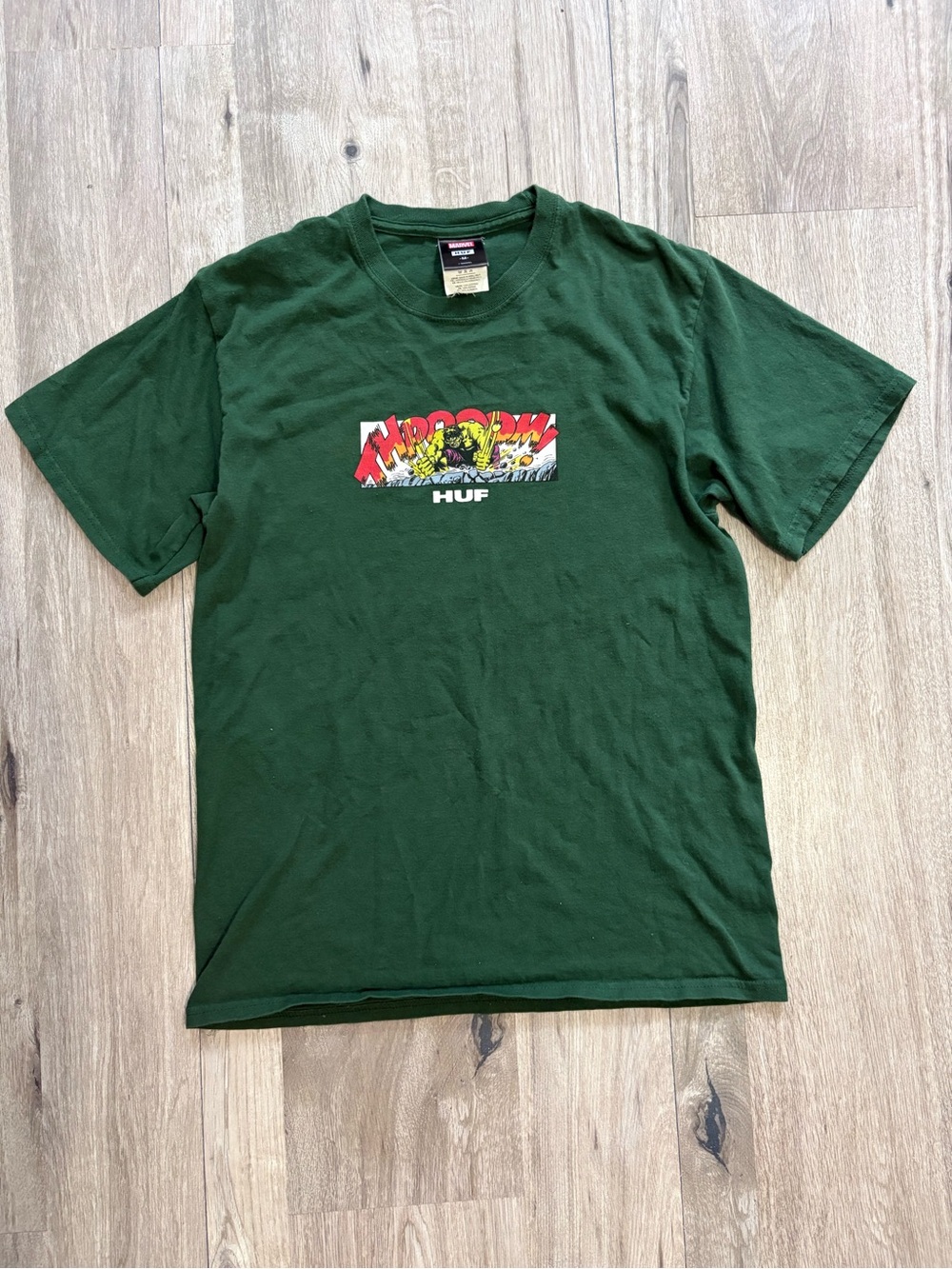 Marvel x HUF Dark Green Short Sleeve Graphic Tee